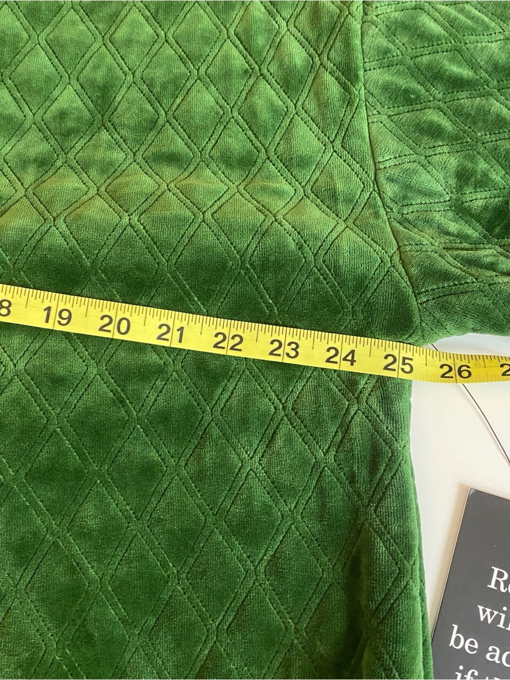 NWOT Tuckernuck Douglas Fir Velour Green Casual Preppy Size M - Picture 8 of 11
